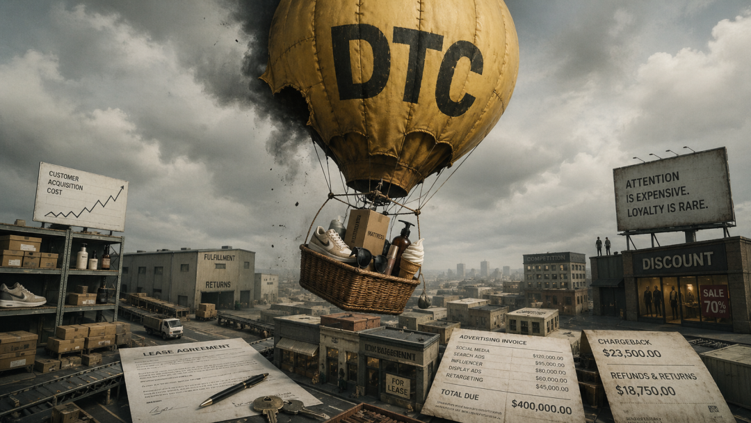 DTC 衰落，网红品牌大衰退