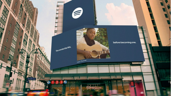 Spotify 的户外广告活动展示了洛拉997 Spotify 的户外广告活动展示了洛拉997