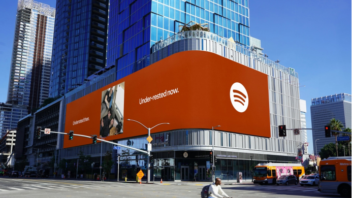 Spotify 的户外广告活动展示了洛拉1210 Spotify 的户外广告活动展示了洛拉1210